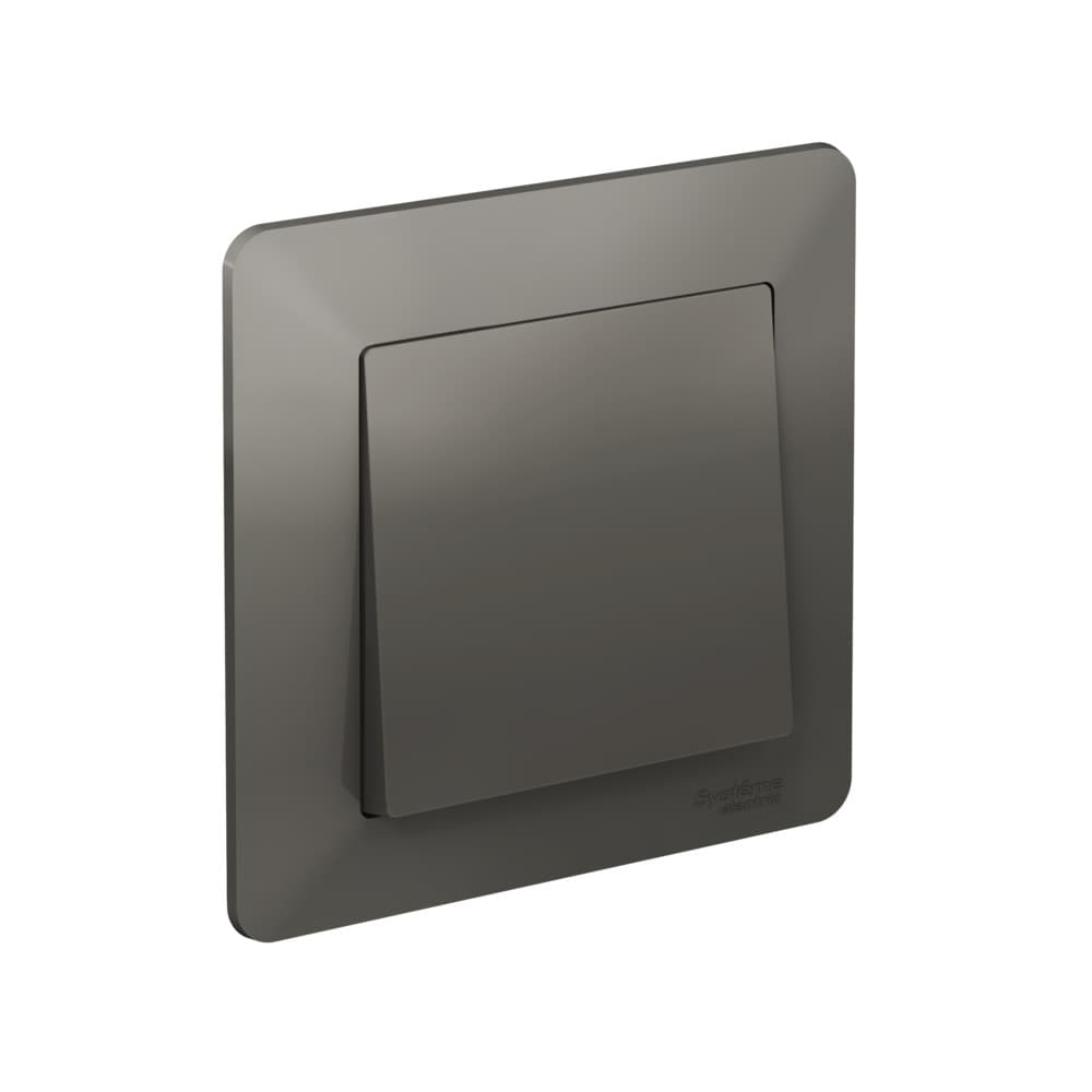 Systeme Electric AtlasDesign Air Сталь/дымчатый черный Рамка 1-ая — миниатюра 2