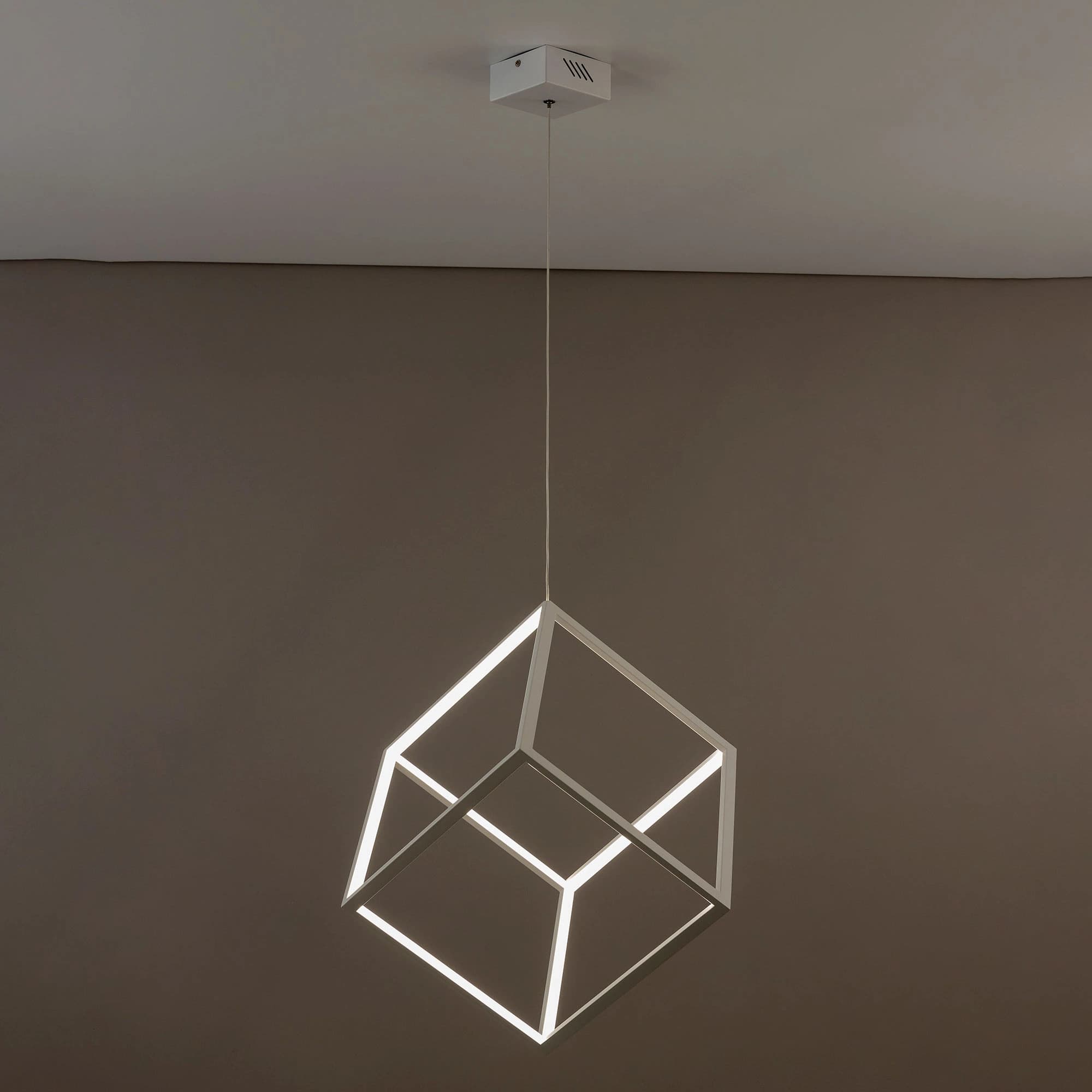 Citilux CL719300 Куб Белый Светильник Подвес, LED 40W*4000K — миниатюра 12
