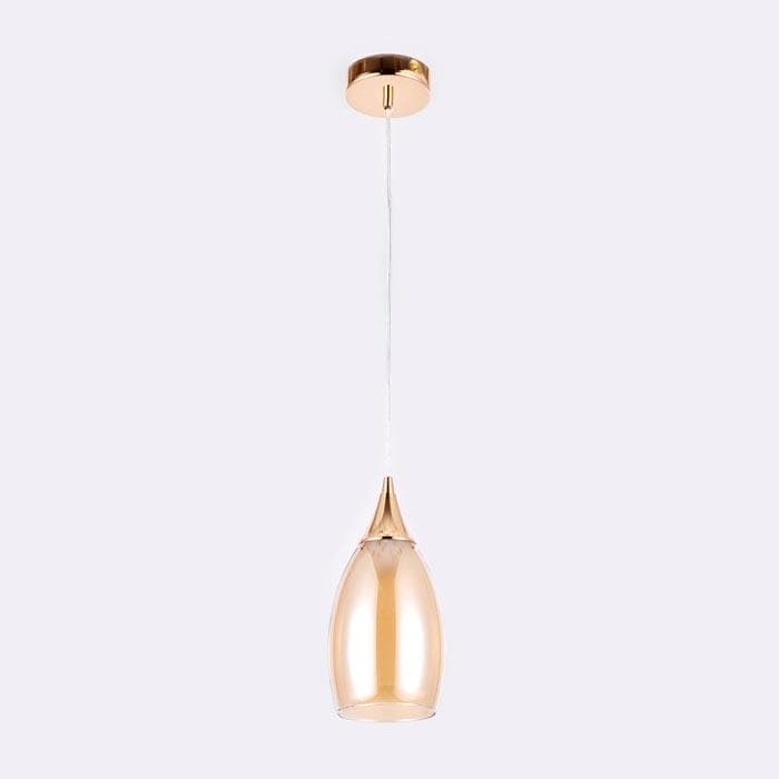 Ambrella Подвесной светильник TR3543 GD/TI золото/янтарь E14 max 40W D130*1000 — миниатюра 3