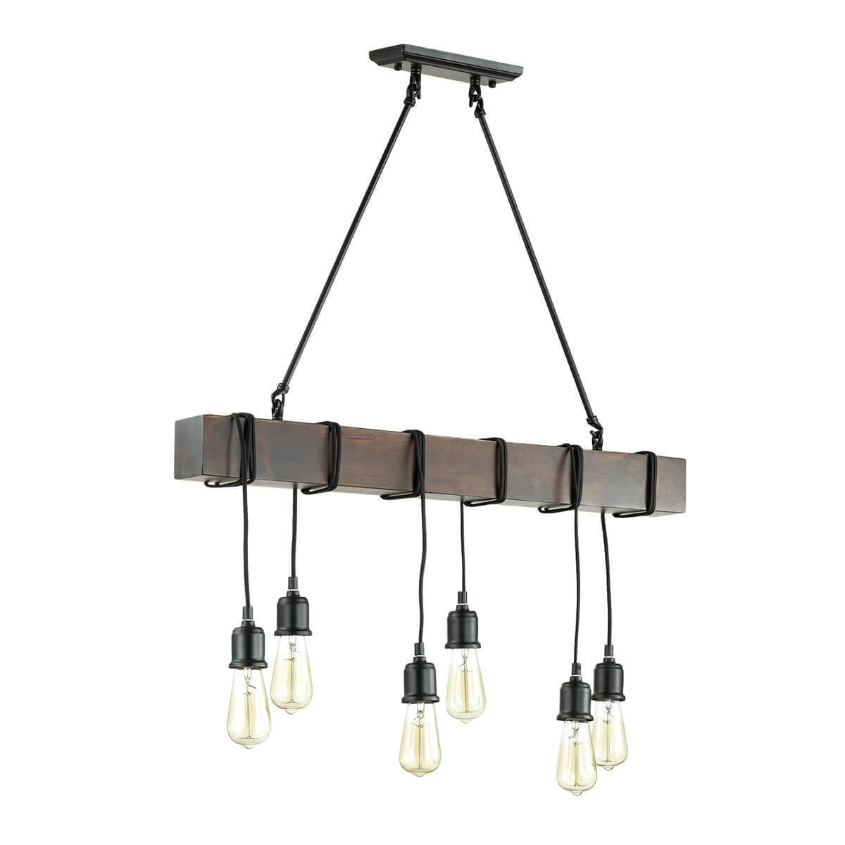 Lumion 3740/6 LN19 141 черный Люстра E27 6*60W 220V KLAUS — миниатюра 2