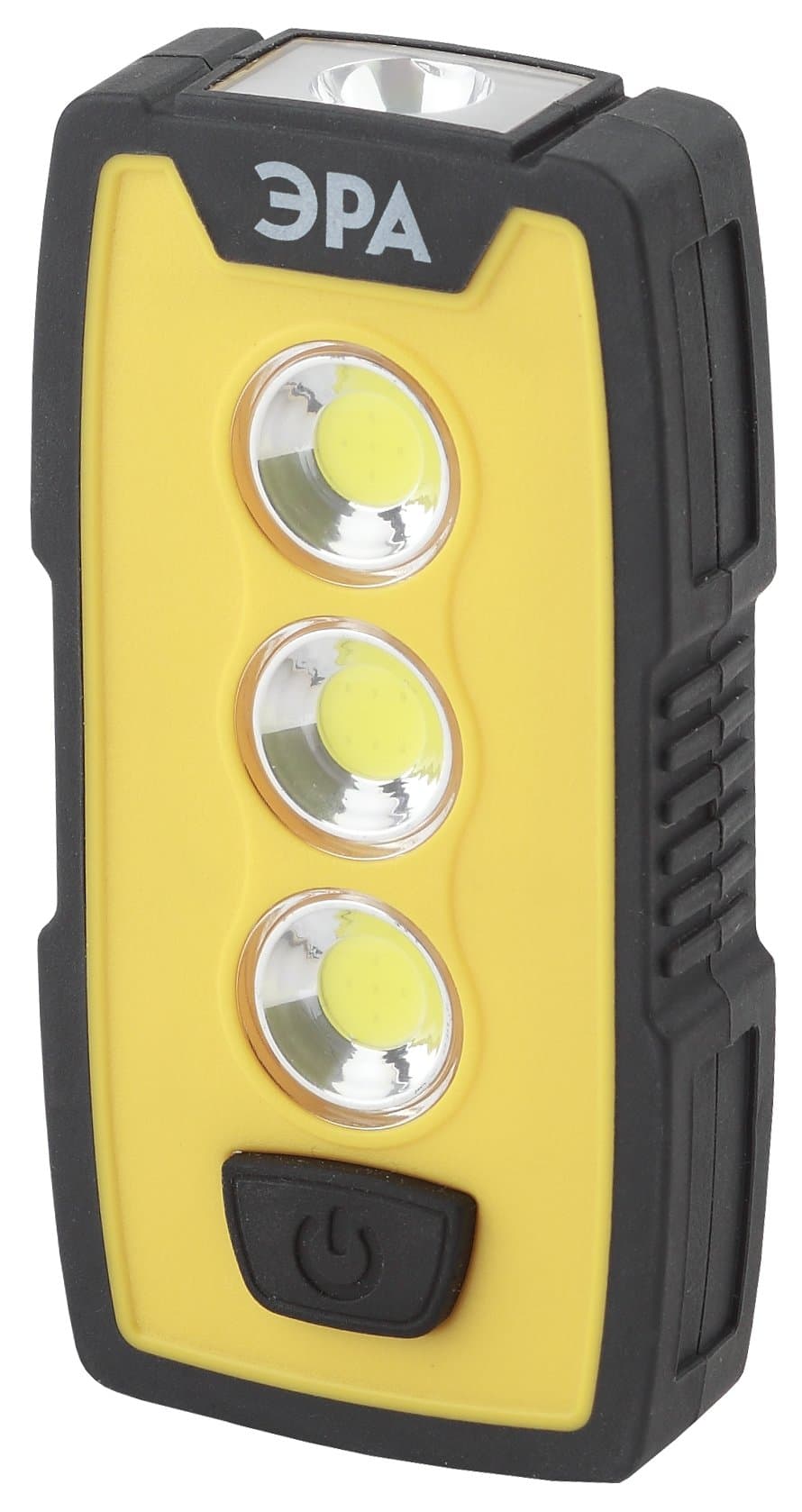 ЭРА RB-802 Фонарь рабочий серия "Практик" [6Вт COB + 1Вт LED, пласт., 3xAAA, защита IP65, крючок]
