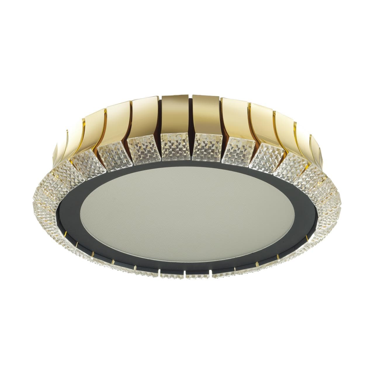 Odeon Light 4994/75L L-VISION ODL23 373 золотой/черный/металл/акрил Люстра потолочная LED 75W 3000K ASTURO — миниатюра 1