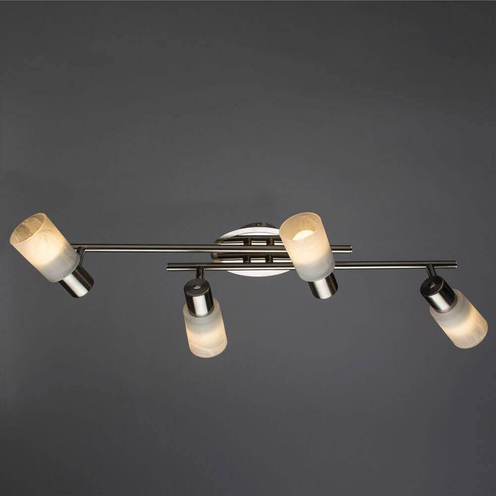 Arte Lamp Cavalletta Серебро/Белый Спот 4x40W 4xE14 A4510PL-4SS — миниатюра 5