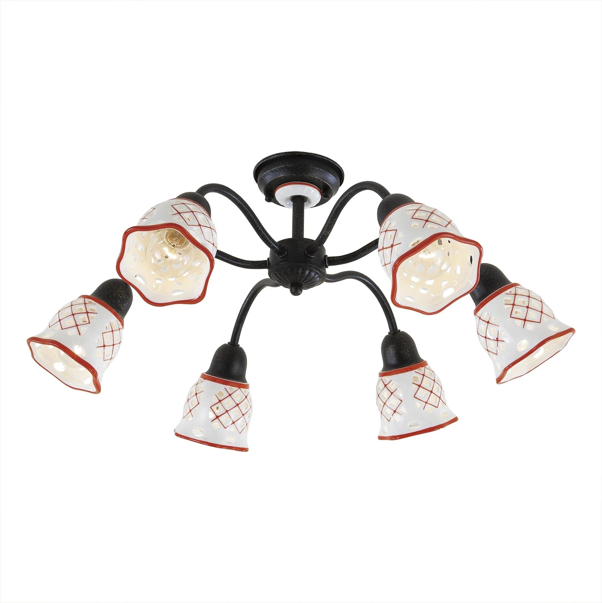 Citilux CL534163 Ажур Красный  Светильник Люстра