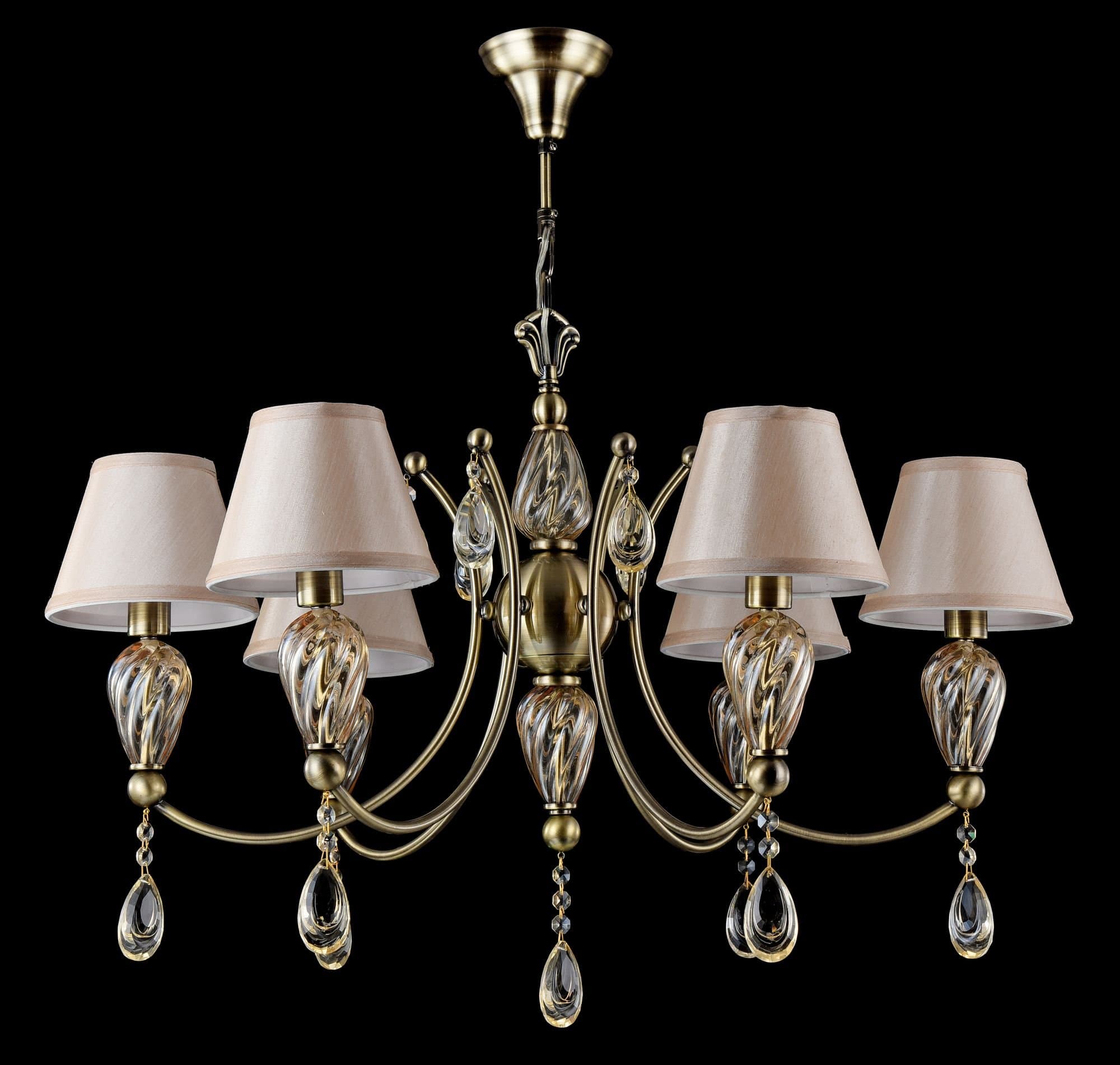 Maytoni Royal Classic Murano Бронза Люстра 6xE14 40W RC855-PL-06-R — миниатюра 8