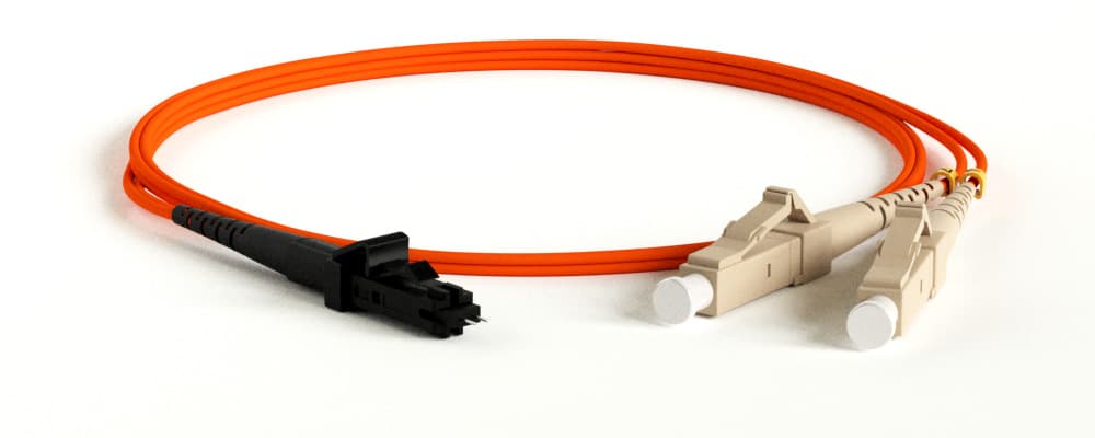 Hyperline FC-D2-50-LC/PR-MTRJM/PR-H-10M-LSZH-OR Патч-корд волоконно-оптический (шнур) MM 50/125, MTRJ(папа)-LC, 2.0 мм, duplex, LSZH, 10 м 35166