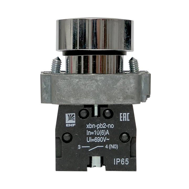 EKF PROxima Кнопка BA21 черная NO IP65 — миниатюра 3