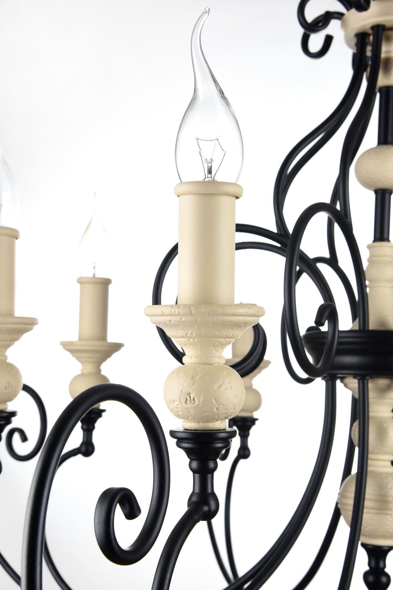 Maytoni House Karina Черный Люстра 6xE14 60W H631-PL-06-B — миниатюра 4