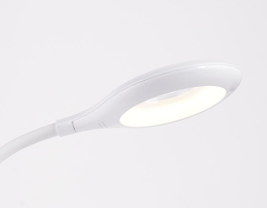 Ambrella Настольная светодиодная лампа со встроенной аккумулятороной батареей и органайзером DE561 WH белый LED 4200K 4W — миниатюра 3