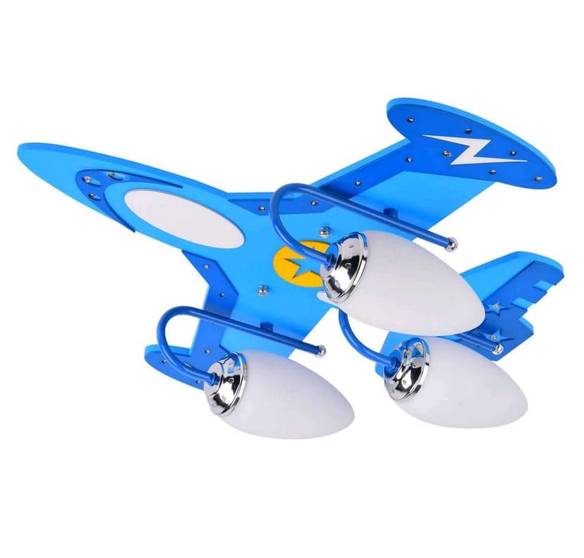 Kink Light 074502 Светильник Бомбардировщик голубой w50*50 h15 E14 3*40W + Led 26*0,05W