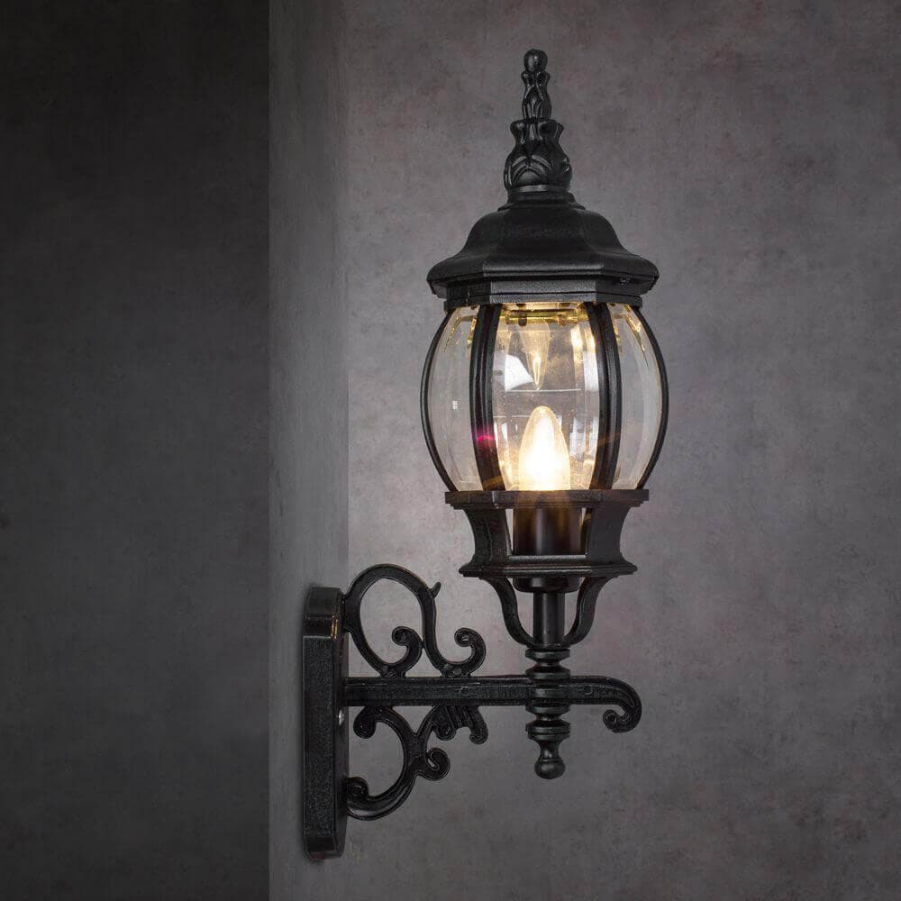 Arte Lamp Atlanta Медь/Прозрачный Светильник уличный настенный 1x75W E27 A1041AL-1BG — миниатюра 4