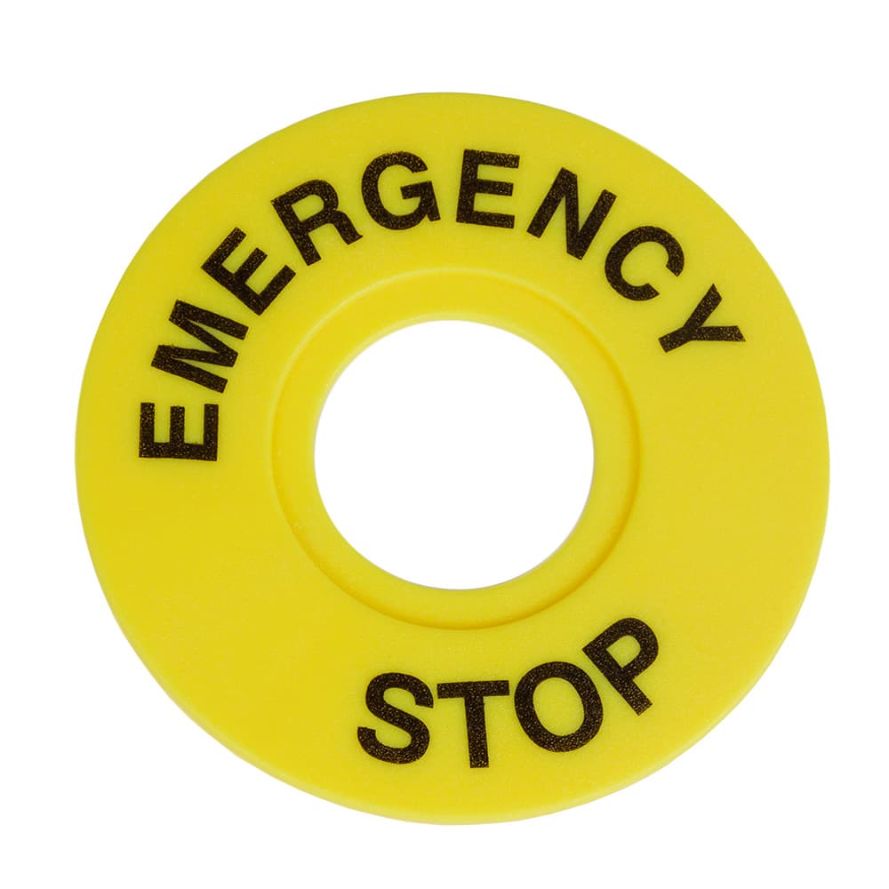 КЭАЗ Бирка «Стоп» OptiSignal D22 A45-MH2260 круглая 60мм (EMERGENCY STOP) ZBY9320