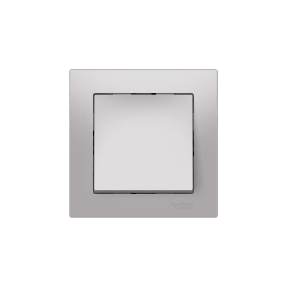 Systeme Electric AtlasDesign Алюминий Выключатель 1-клавишный, сх.1, 10АХ, в сборе, быстрозажим. клем. — миниатюра 3