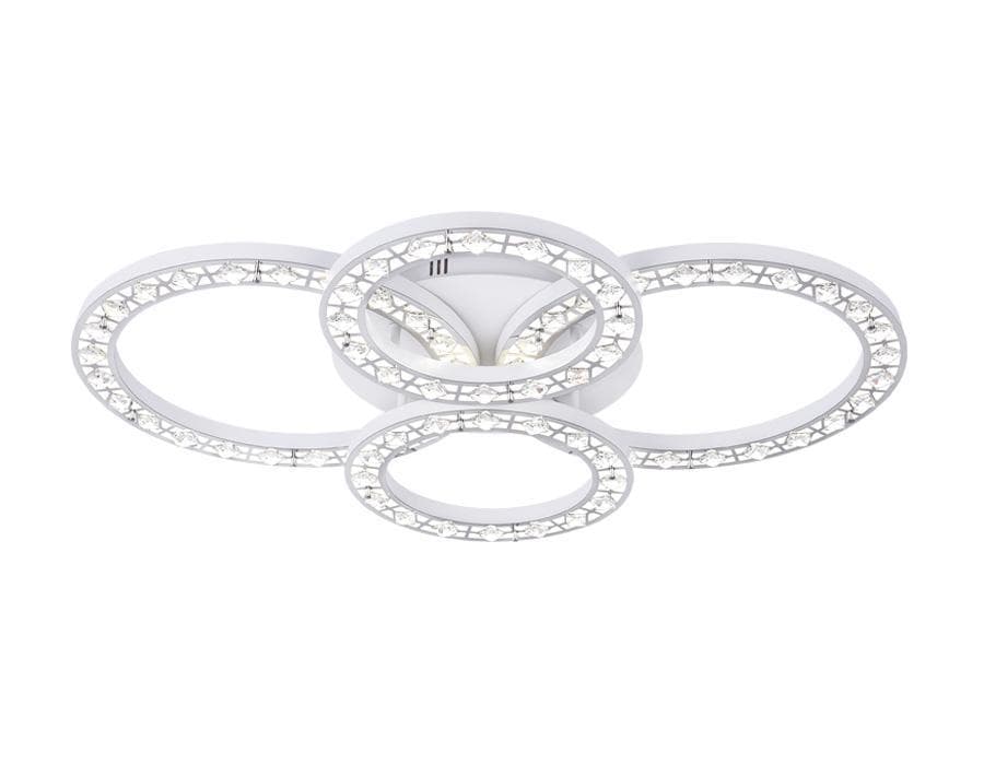 Ambrella Потолочный светодиодный светильник с пультом FA163 WH белый 120W 800*600*120 (ПДУ РАДИО 2.4)