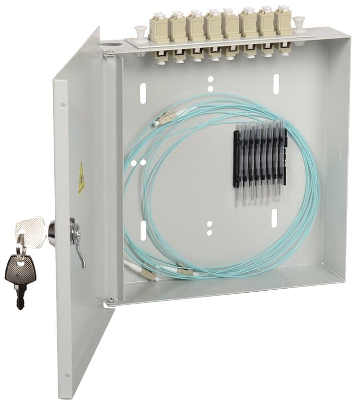 IEK ITK кросс наст. укомплектованный: LC (duplex) 8шт; (OM4) FOBX8-N-8LCUD04