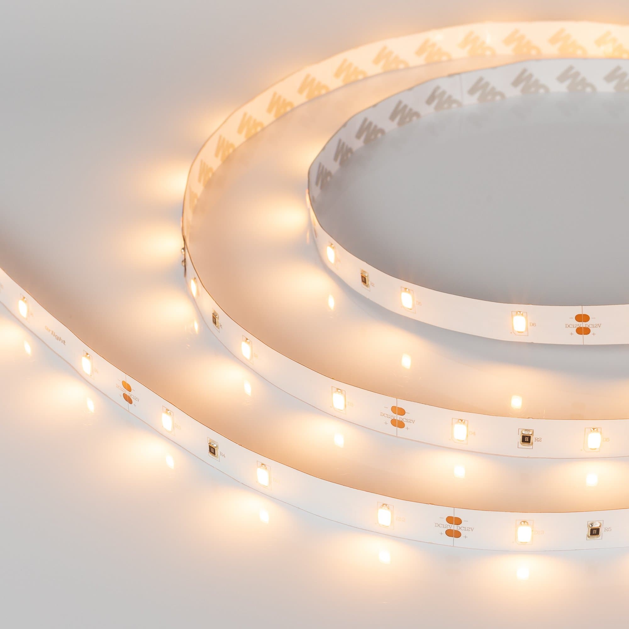 Arlight Светодиодная лента ULTRA-5000 12V Warm2400 (5630, 150 LED, LUX) (12 Вт/м, IP20) 018109 — миниатюра 2