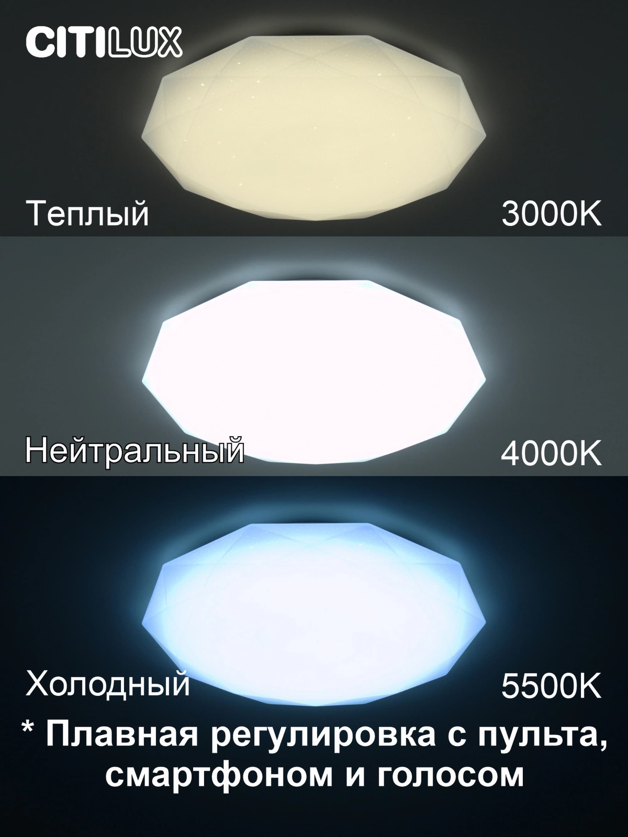 Citilux CL733680G Астрон Светильник LED с пультом — миниатюра 2