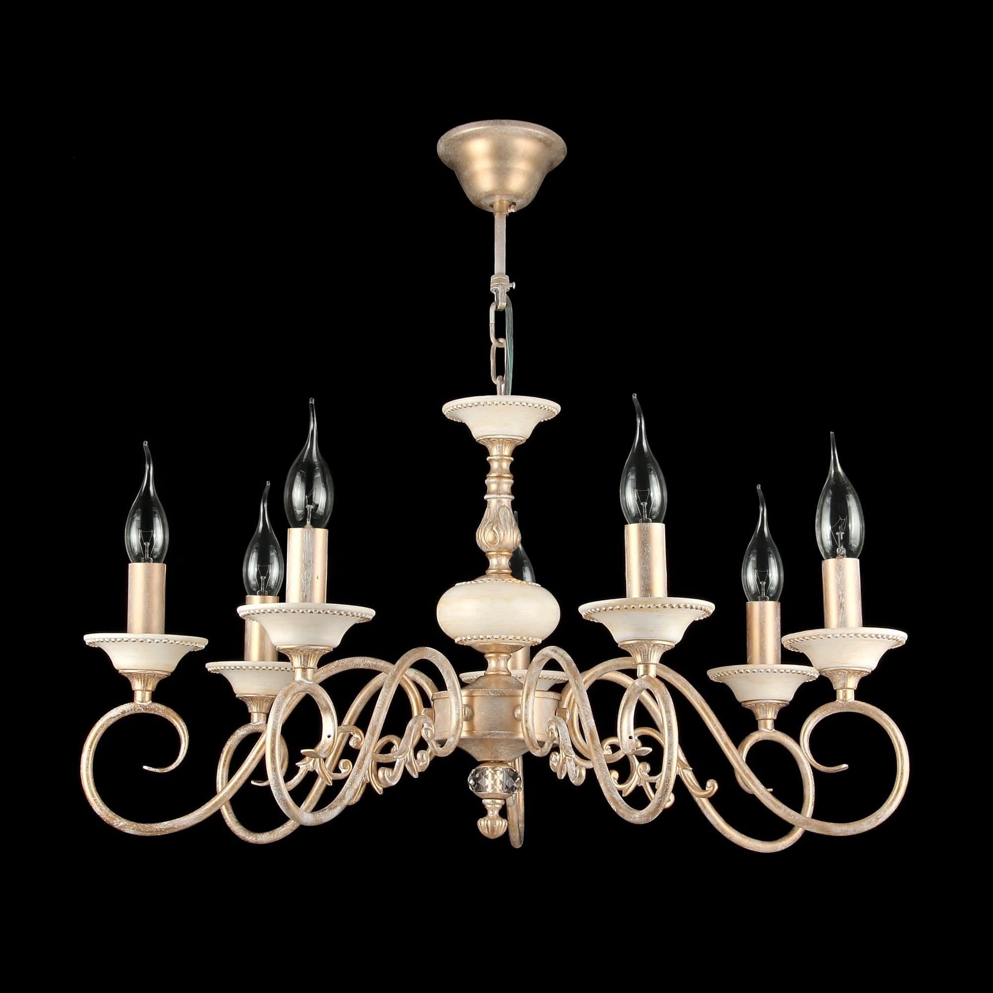 Maytoni Elegant Perla Кремовый с Золотом Люстра 7xE14 60W ARM337-07-R — миниатюра 5