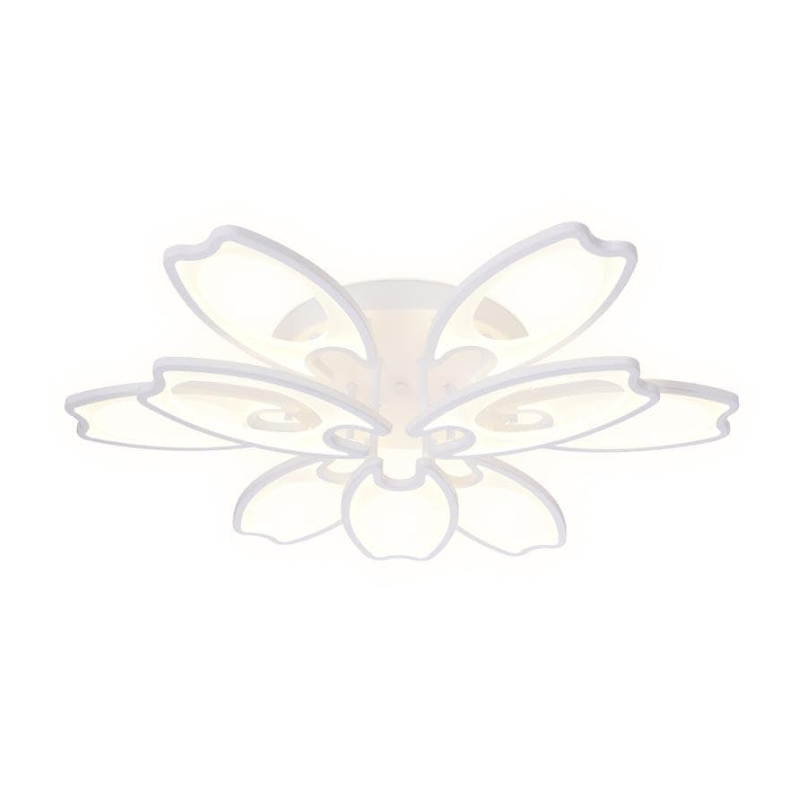 Ambrella Потолочный светодиодный светильник с пультом FA579/6+3 WH белый 162W 700*640*120 (ПДУ РАДИО 2.4G) — миниатюра 3