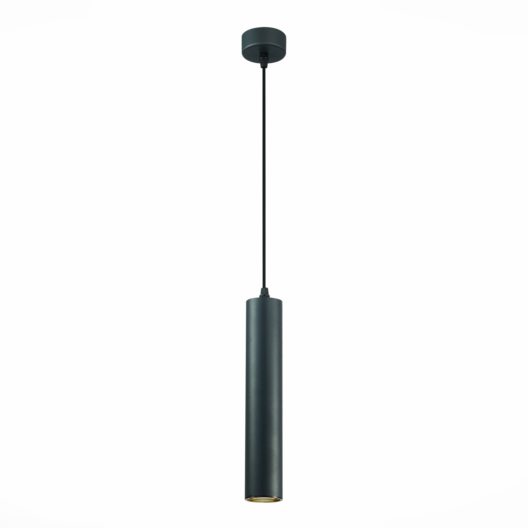 ST LUCE ST151.403.01 Светильник подвесной Черный GU10 1*50W IP20 D54xH290 220V Без ламп