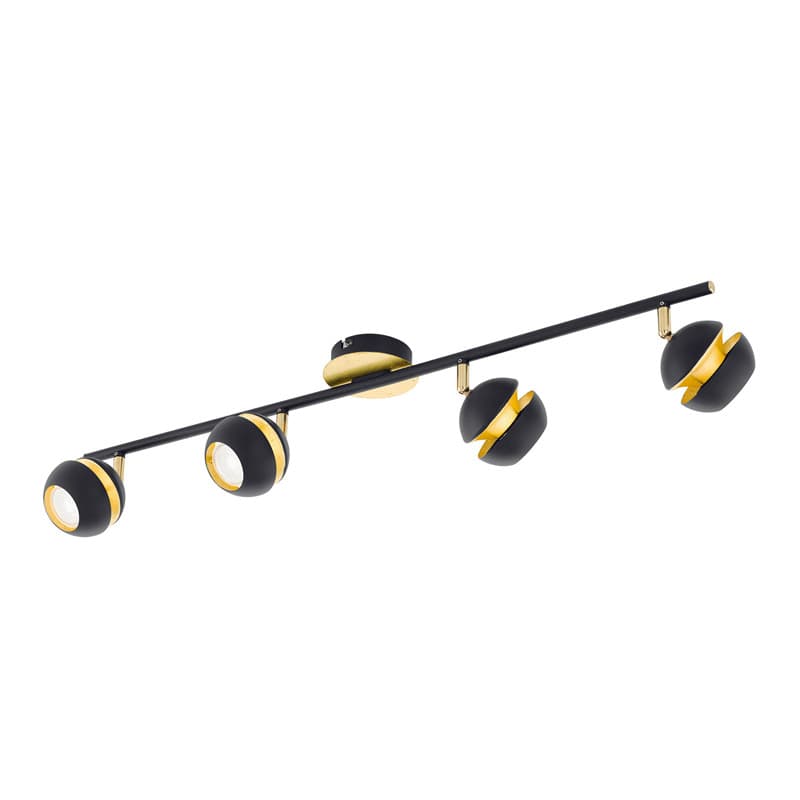 Eglo Спот LED NOCITO, 4x3,3W(GU10), L760, сталь, черный, золотой 95485