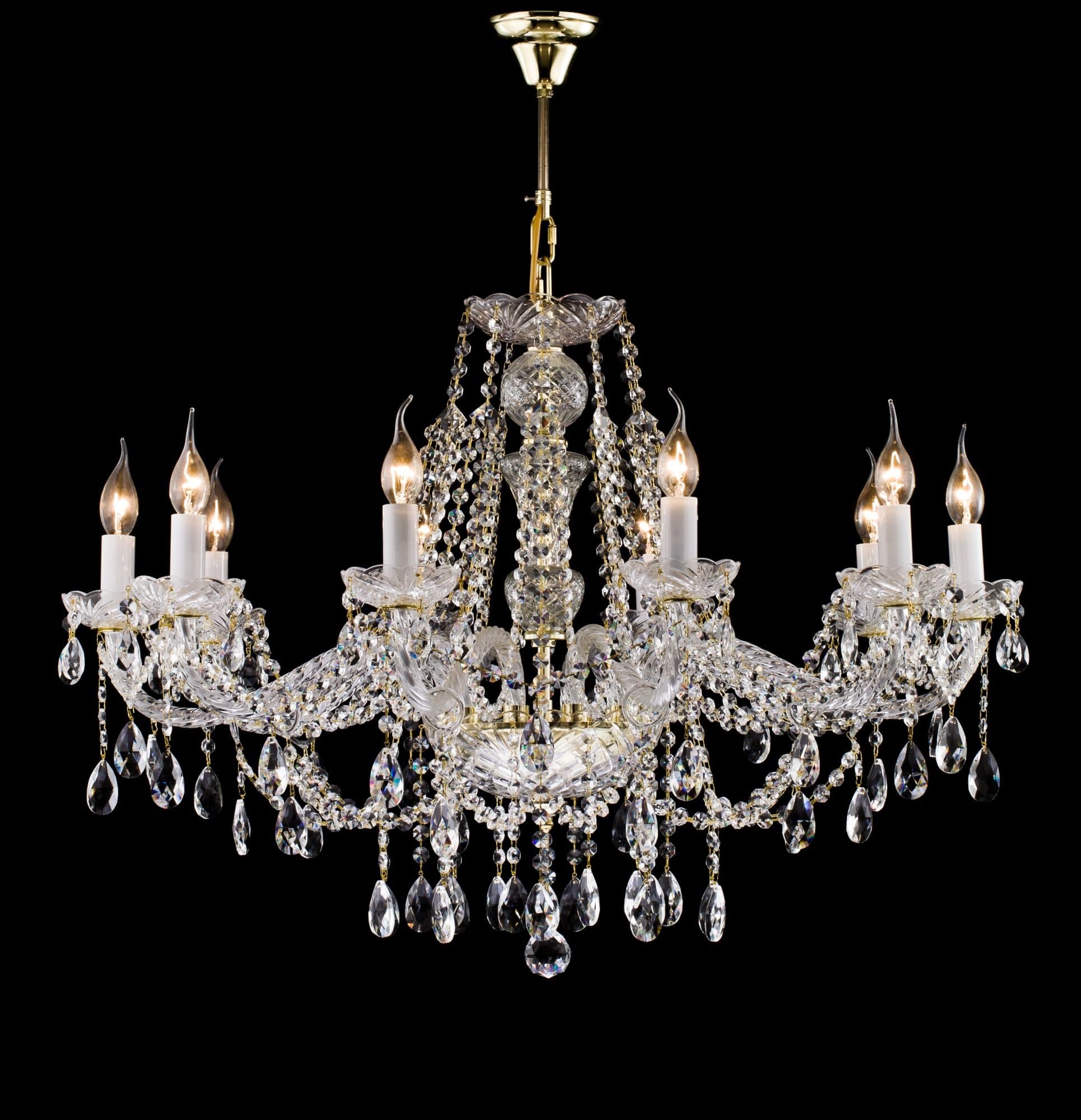 Maytoni Royal Classic Beatrix Золото Люстра 10xE14 60W DIA019-10-G — миниатюра 2