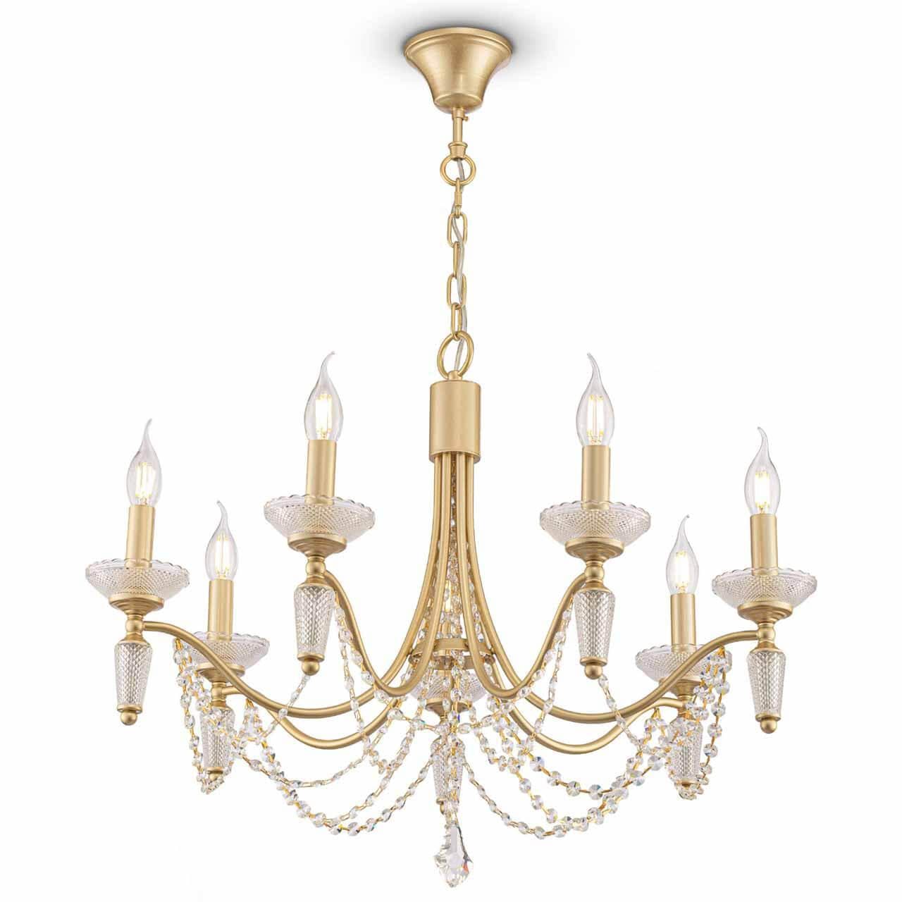 Freya Classic Zoe Золото Люстра FR2009PL-07G — миниатюра 1