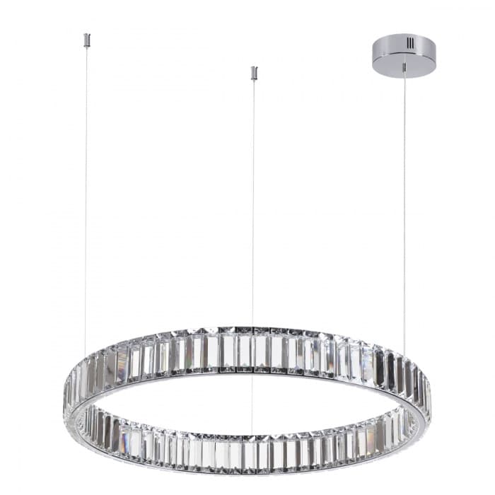 Odeon Light 4930/36L хром/прозрачный металл/хрусталь Люстра LED 36W 4000K 4280Лм VEKIA