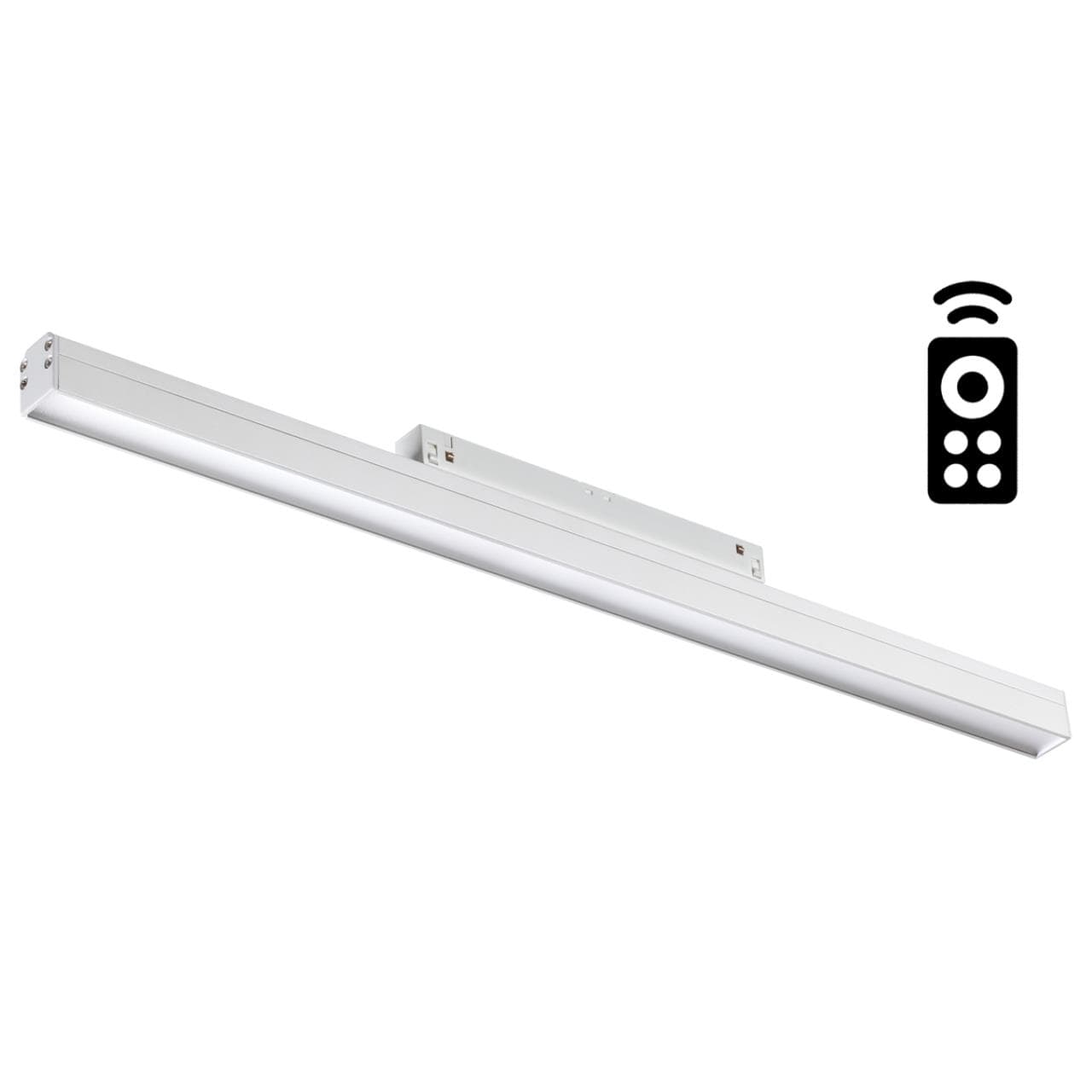 Novotech 358615 SHINO NT21 000 белый Трековый низковольтный св-к диммируемый с ДУ, со сменой цв.температуры IP20 LED3000~6500К 24W 48V FLUM