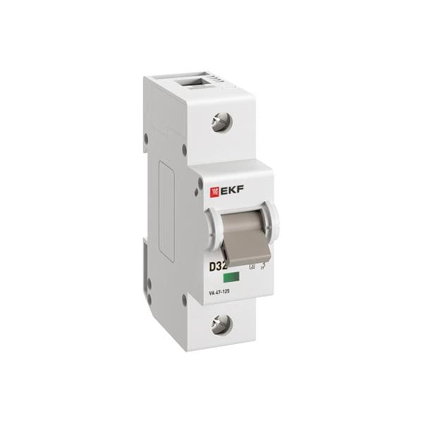 EKF Автоматический выключатель ВА 47-125 1P 32А (D) 15кА PROXIMA