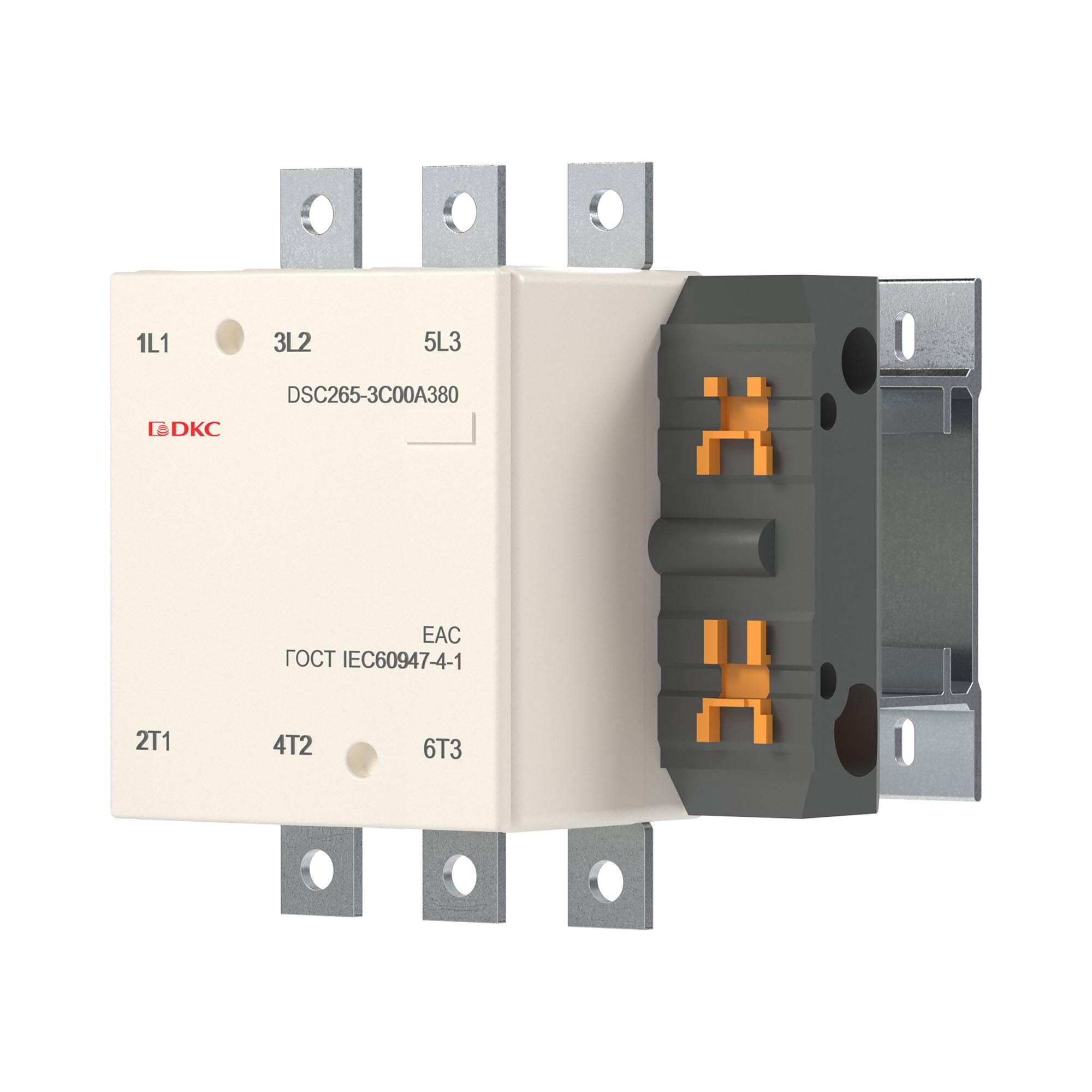 DKC Магнитный контактор DSC265-3C00A380 265А 130кВт (AC3) кат 380В AC — миниатюра 3