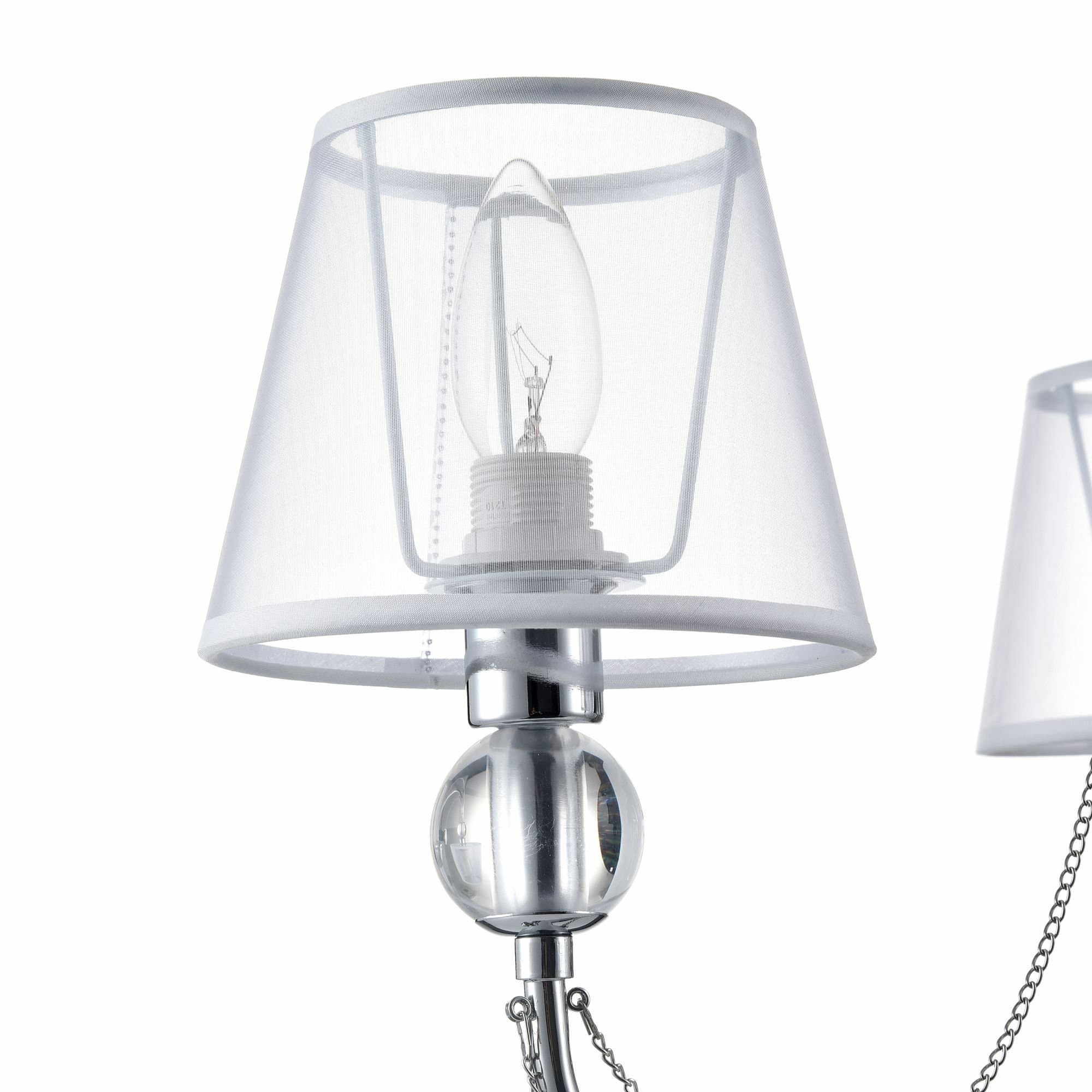 Freya Modern Beverly Хром Люстра E14 40W FR5661-PL-03-CH — миниатюра 6