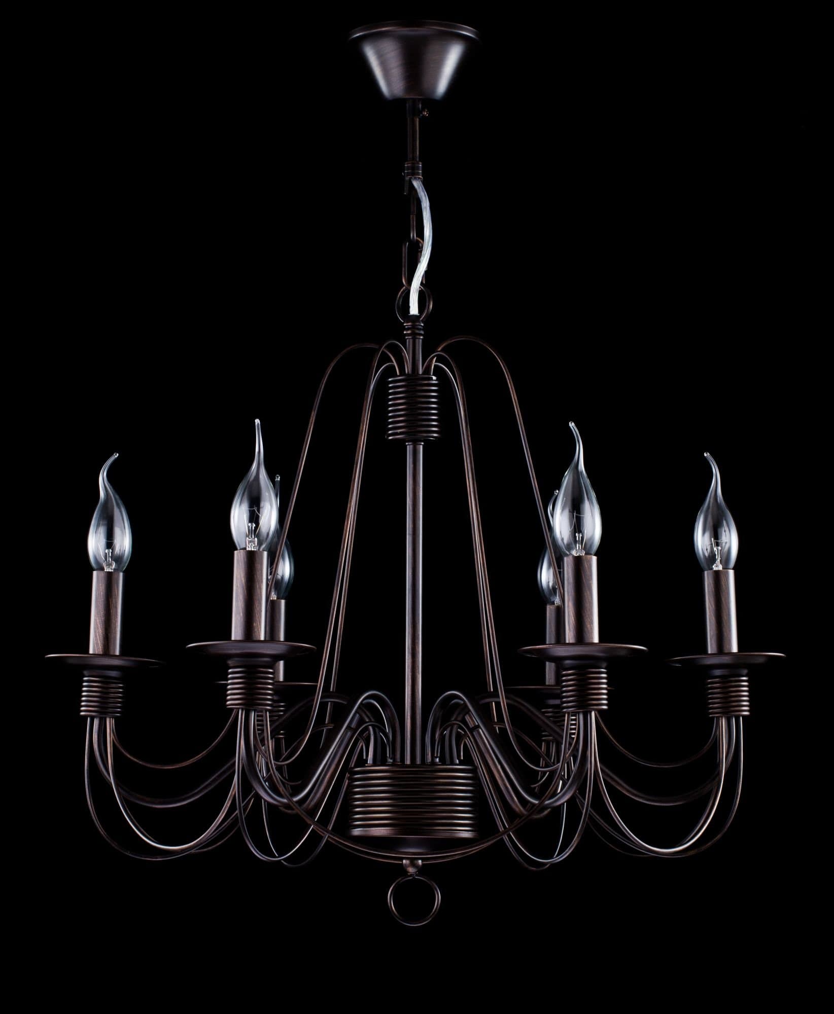 Freya Classic Velia Коричневый Люстра E14 60W FR2046-PL-06-BR — миниатюра 5