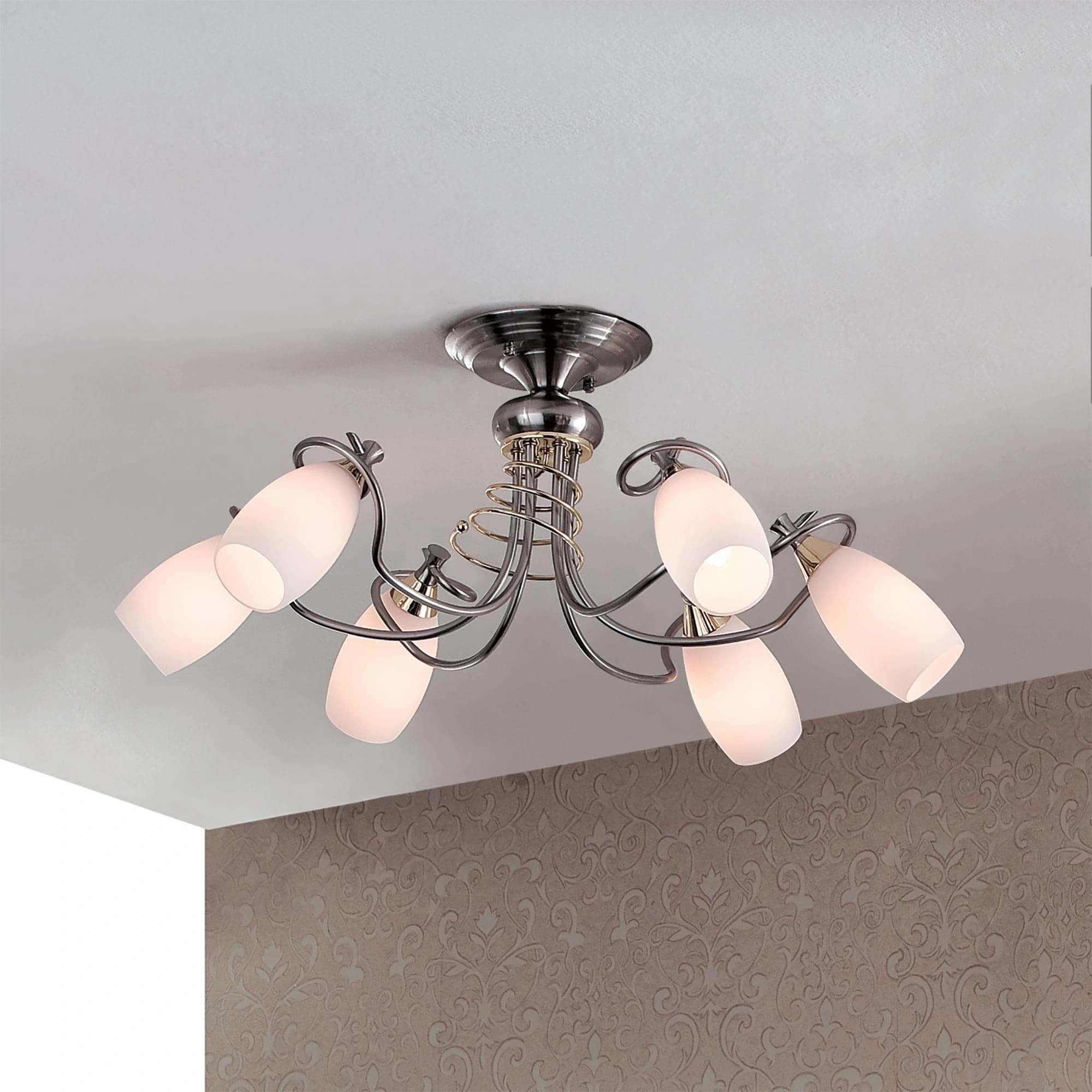 Citilux CL120161 Каролина Золото+Хром Люстра — миниатюра 2