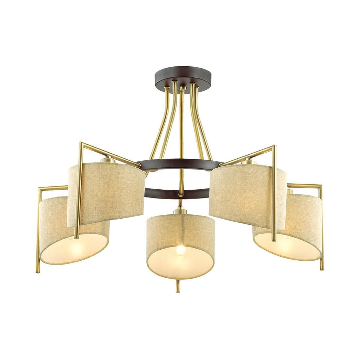 Lumion 3750/5C LN19 103 коричневый Люстра потолочная E14 5*40W 220V KAREN — миниатюра 1