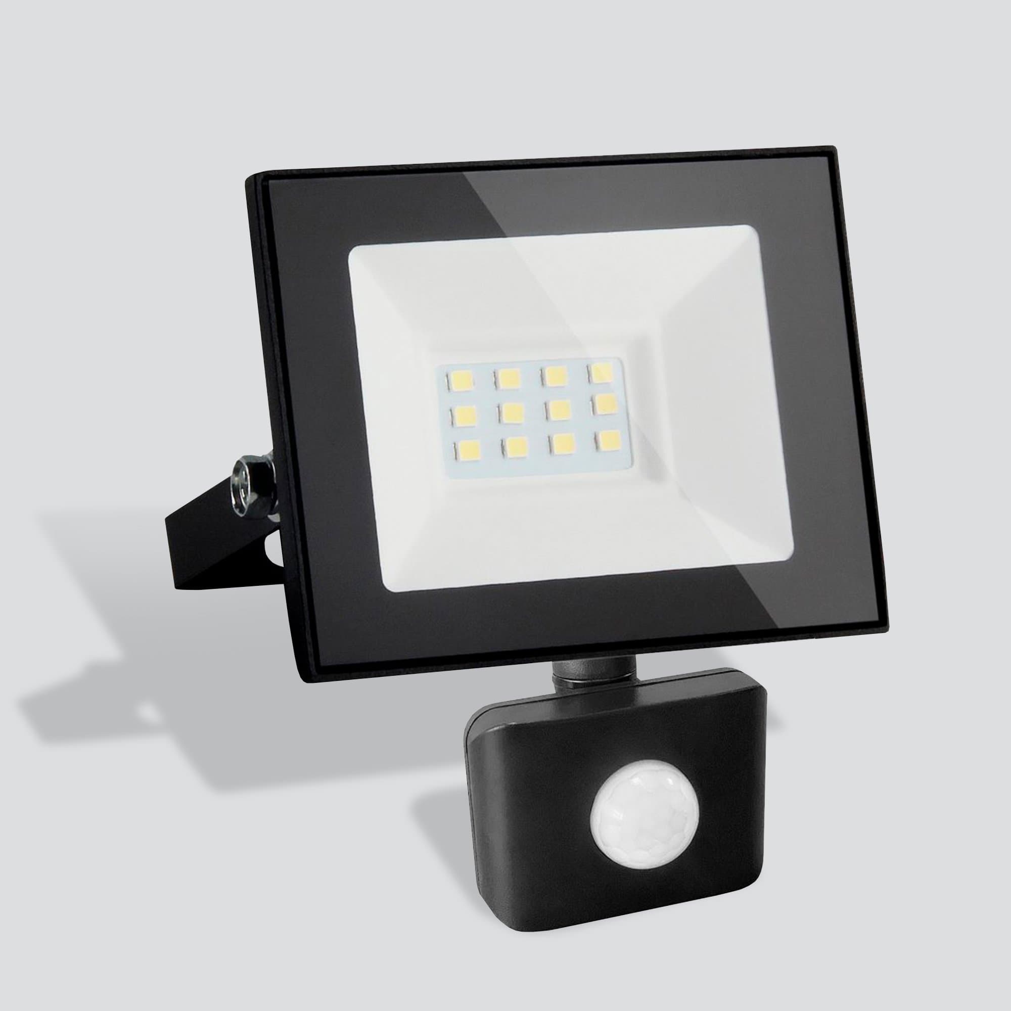 Elektrostandard 021 FL LED / Прожектор Elementary (с датчиком) 10W 6500K IP44 a051930