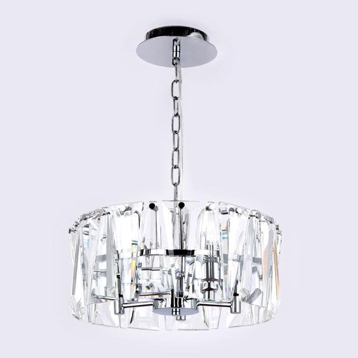 Ambrella Подвесная люстра с хрусталем TR5166 CH/CL хром/прозрачный E14/5 max 40W D380*515 — миниатюра 3
