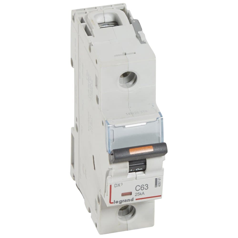 Legrand DX3 Автоматический выключатель 1P 63A (С) 25kA 409761 — миниатюра 1