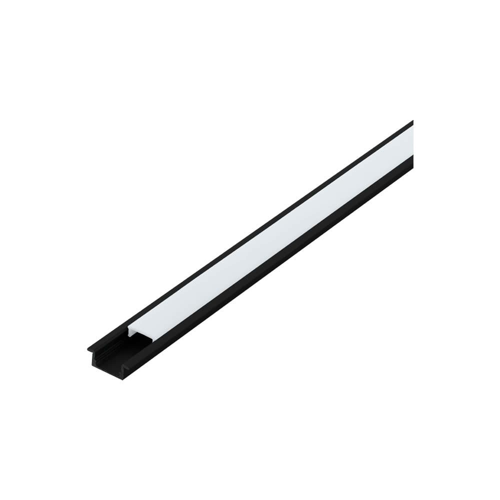 Eglo 98984 Встраиваемый профиль RECESSED PROFILE 1, L1000, B23, H9, алюминий, черный/пластик, белый
