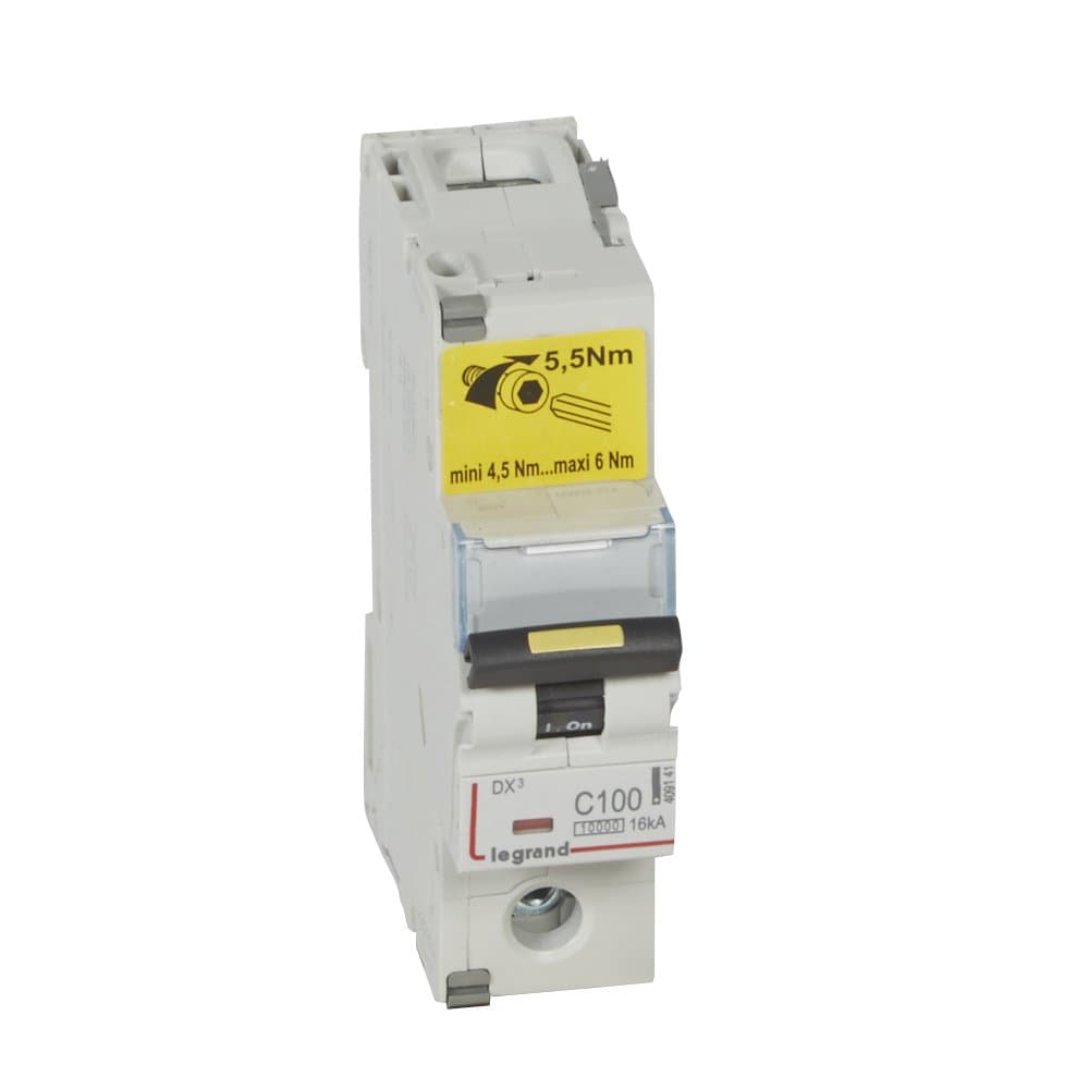 Legrand DX3 Автоматический выключатель 1P 100A (С) 10kA/16kA 409141