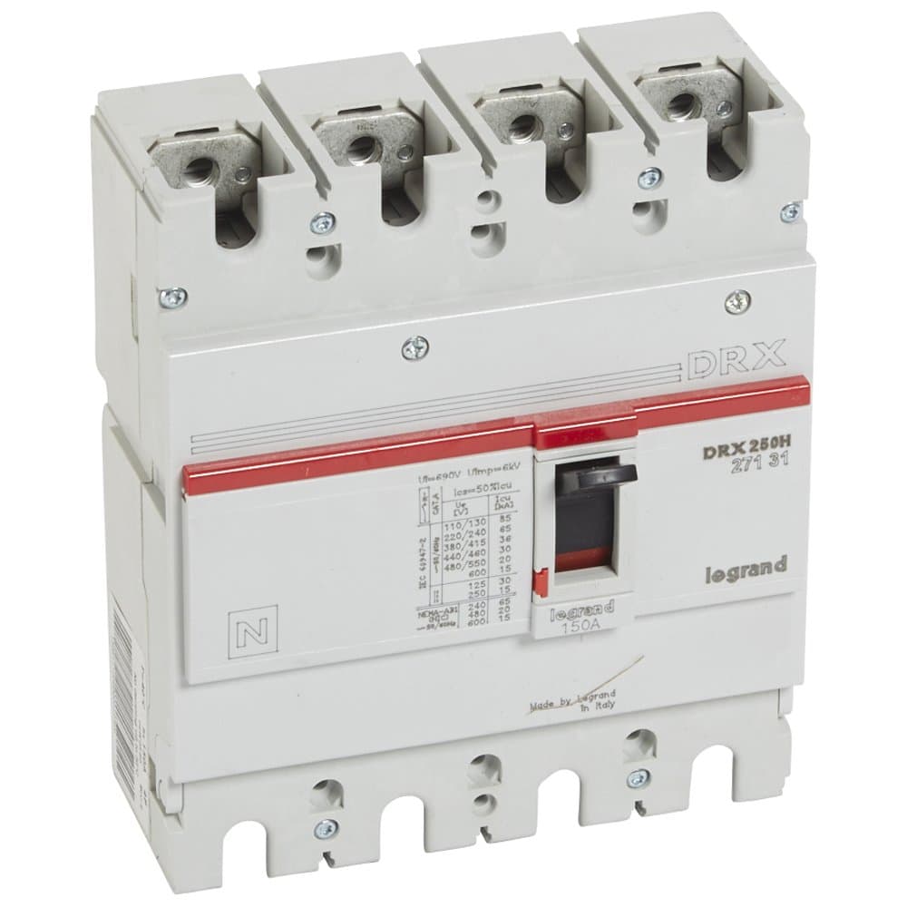 Legrand DRX250 фиксированный 4P 150А 36кА 027131 — миниатюра 2