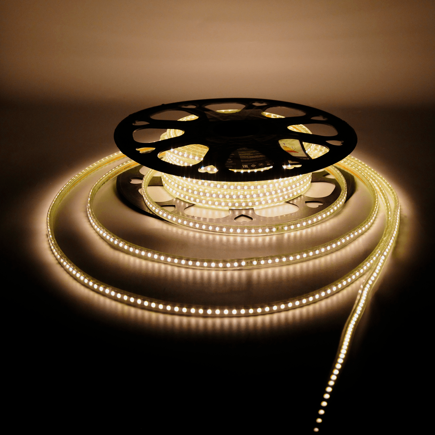 Gauss Лента LED 2835/120-SMD 7W 220V 600lm/m 3000K IP67 (20м) 311000122 — миниатюра 4