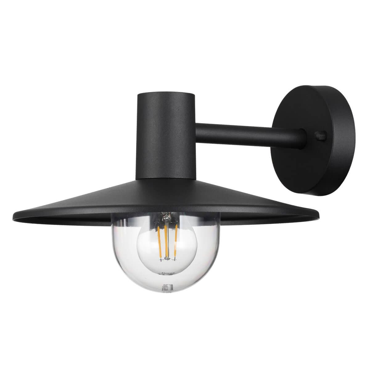 Odeon Light 4833/1W NATURE ODL21 565 черный/стекло Ландшафтный настенный светильник E27 1*40W IP44 FURCADIA — миниатюра 2