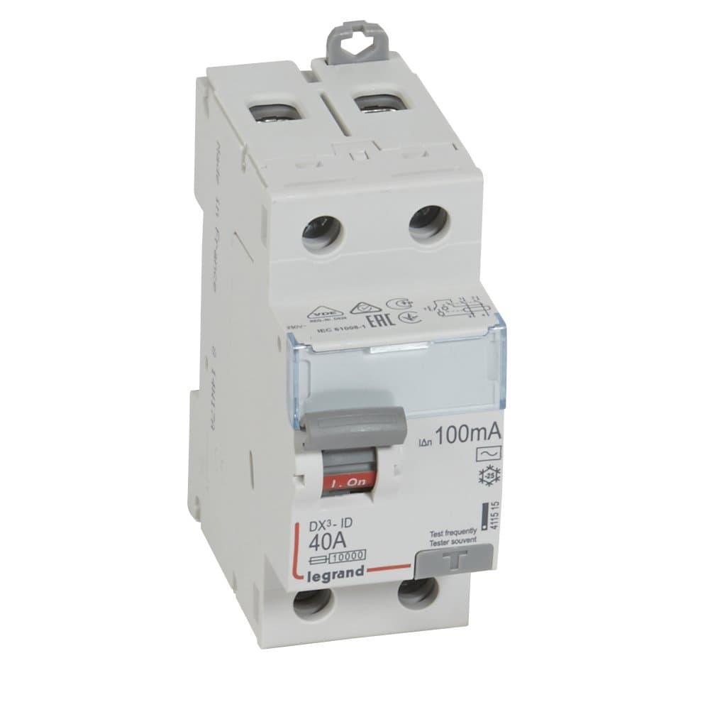 Legrand DX3 УЗО 2P 40А 100мА-AC 411515 — миниатюра 2