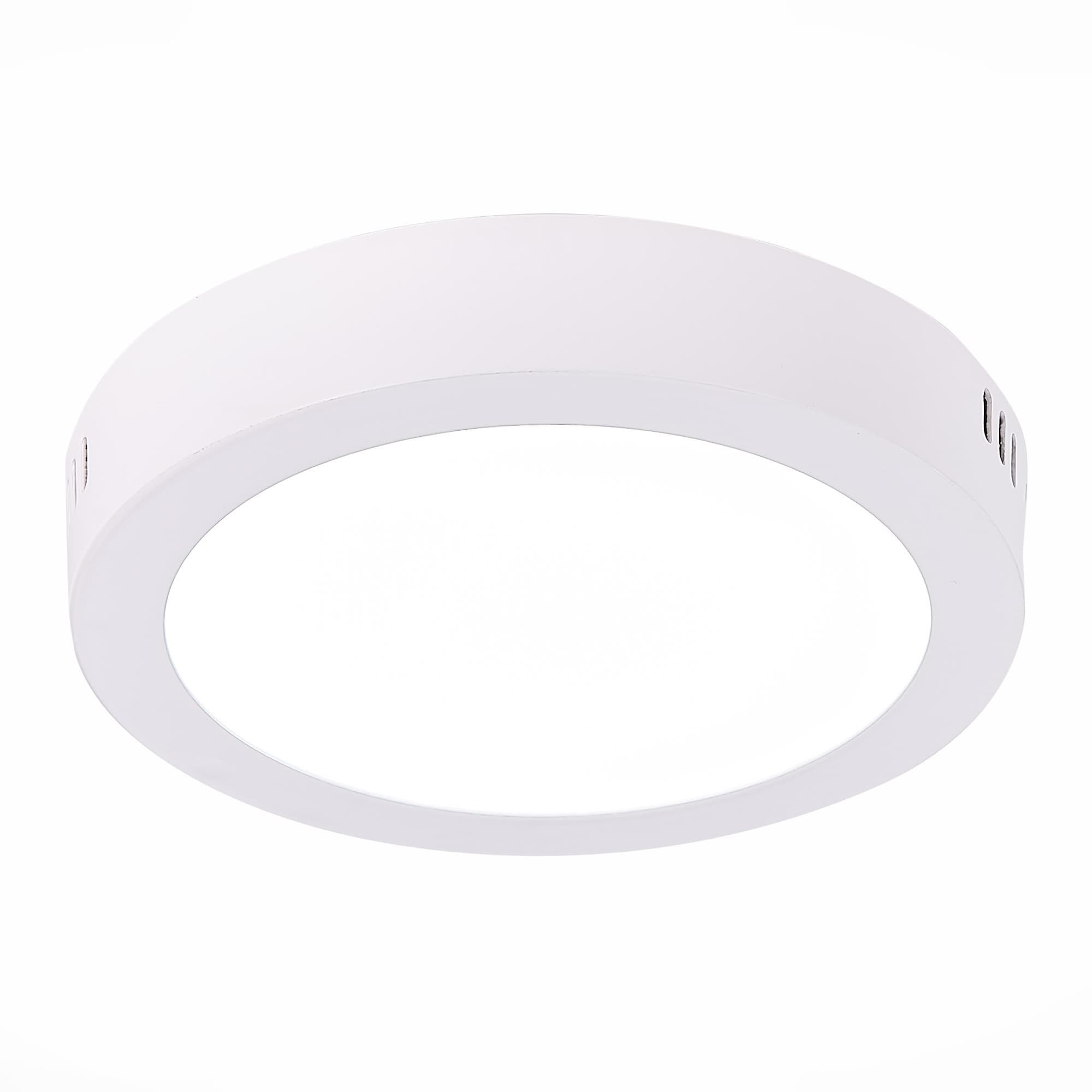 ST Luce ST112.542.12 Светильник настенно-потолочный Белый LED 1*12W 4000K 795Lm Ra80 120° IP20 D160xH28 90-265V