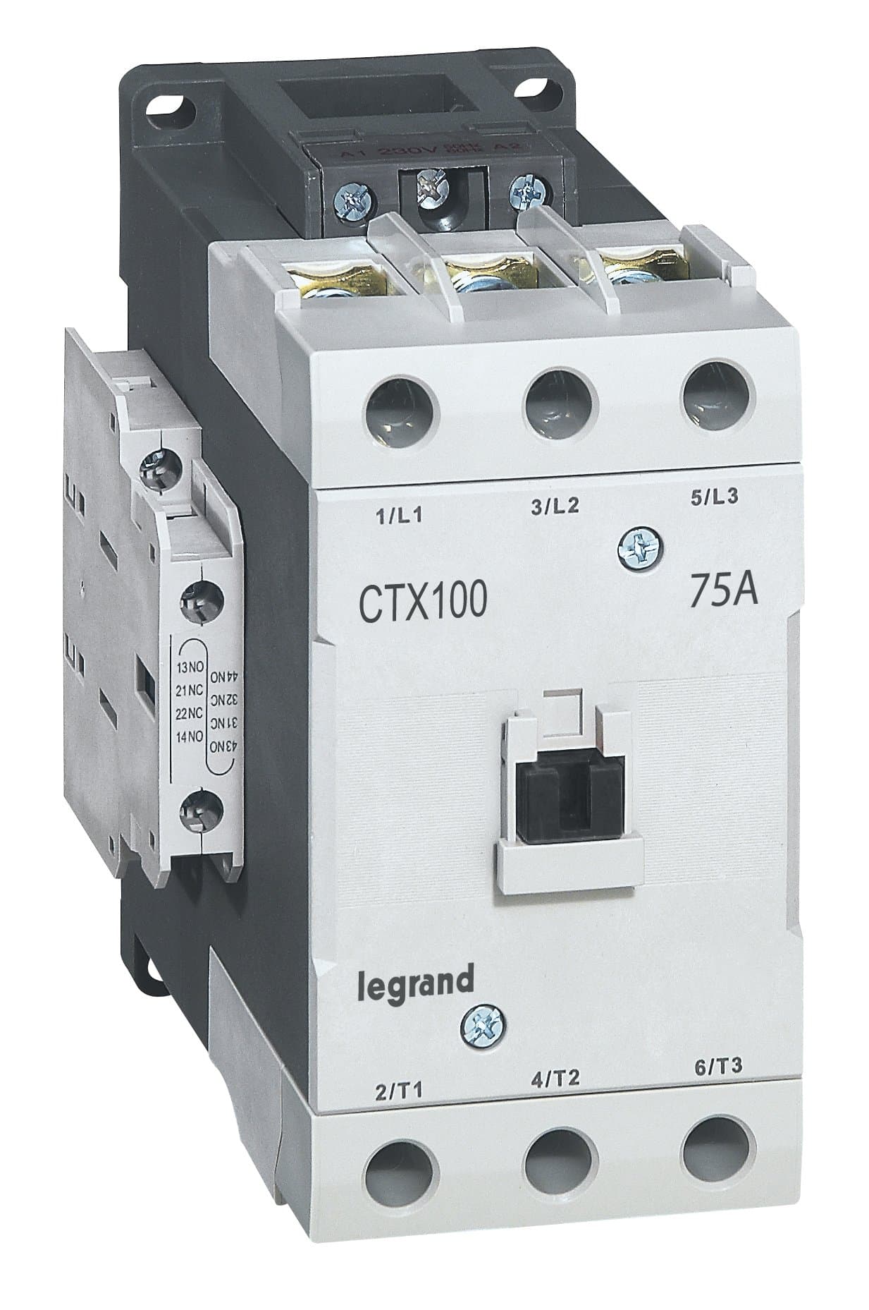 Legrand CTX3 Контактор 100 3P 75A 2но2нз ~380В 416188