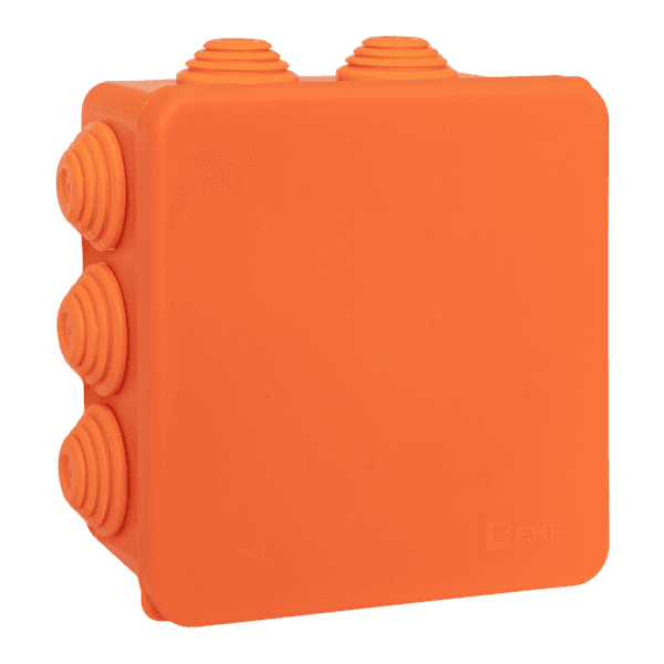 EKF Коробка огнестойкая E45 100x100x50мм с клеммниками 6 полюсов 0,5-4мм2 IP55 HF — миниатюра 2