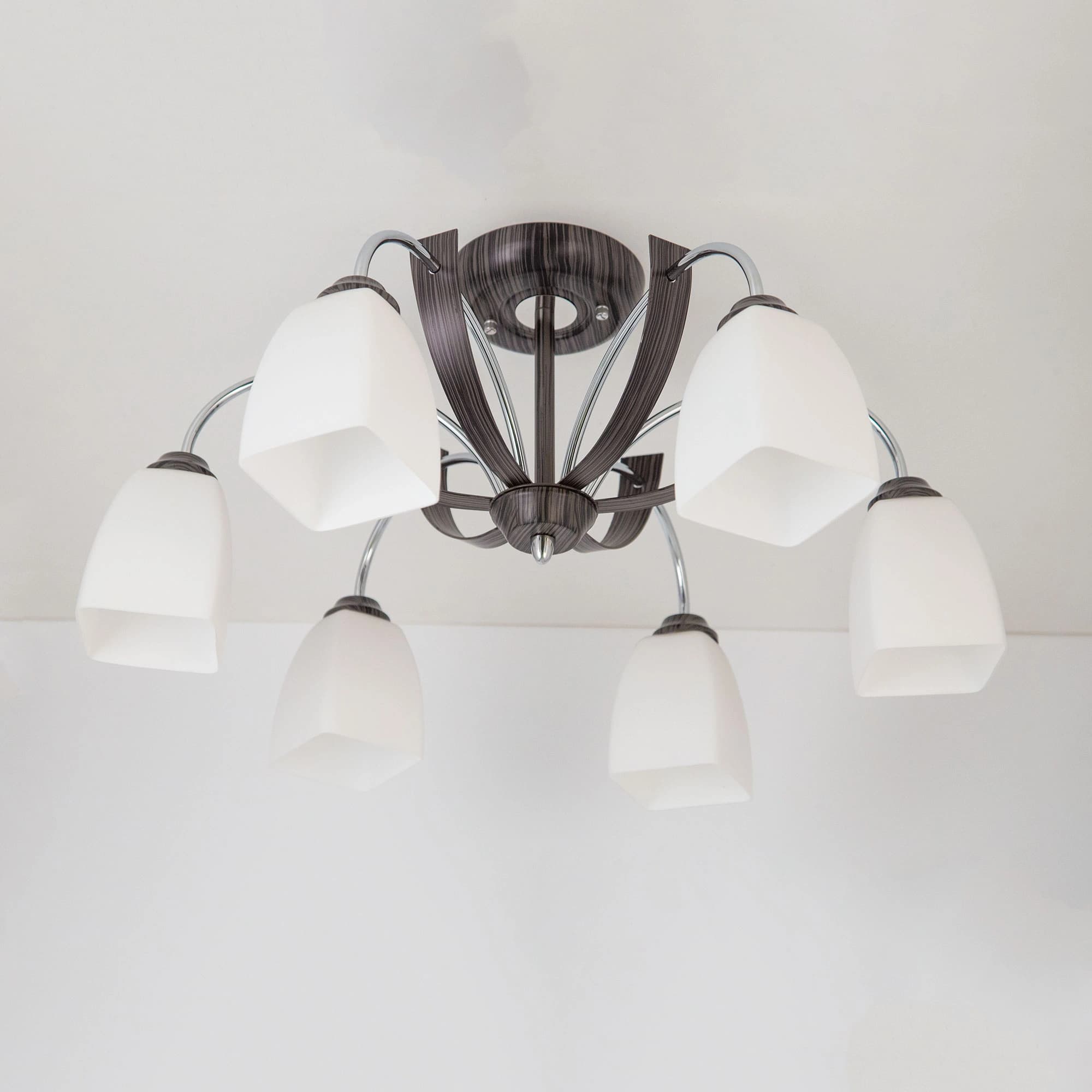 Citilux CL128161 Крокус Хром+Венге Светильник Люстра — миниатюра 5
