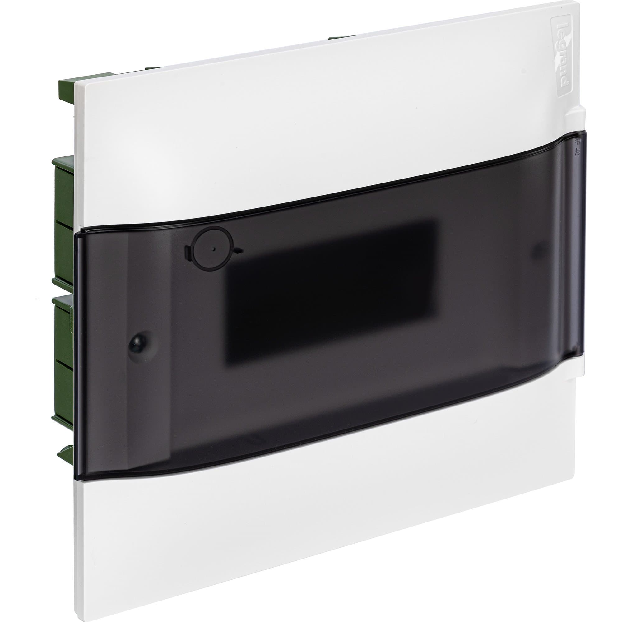 Legrand Practibox S Пластиковый щиток Встраиваемый (в полые стены) 1X8 Дымчатая дверь 134578 — миниатюра 4