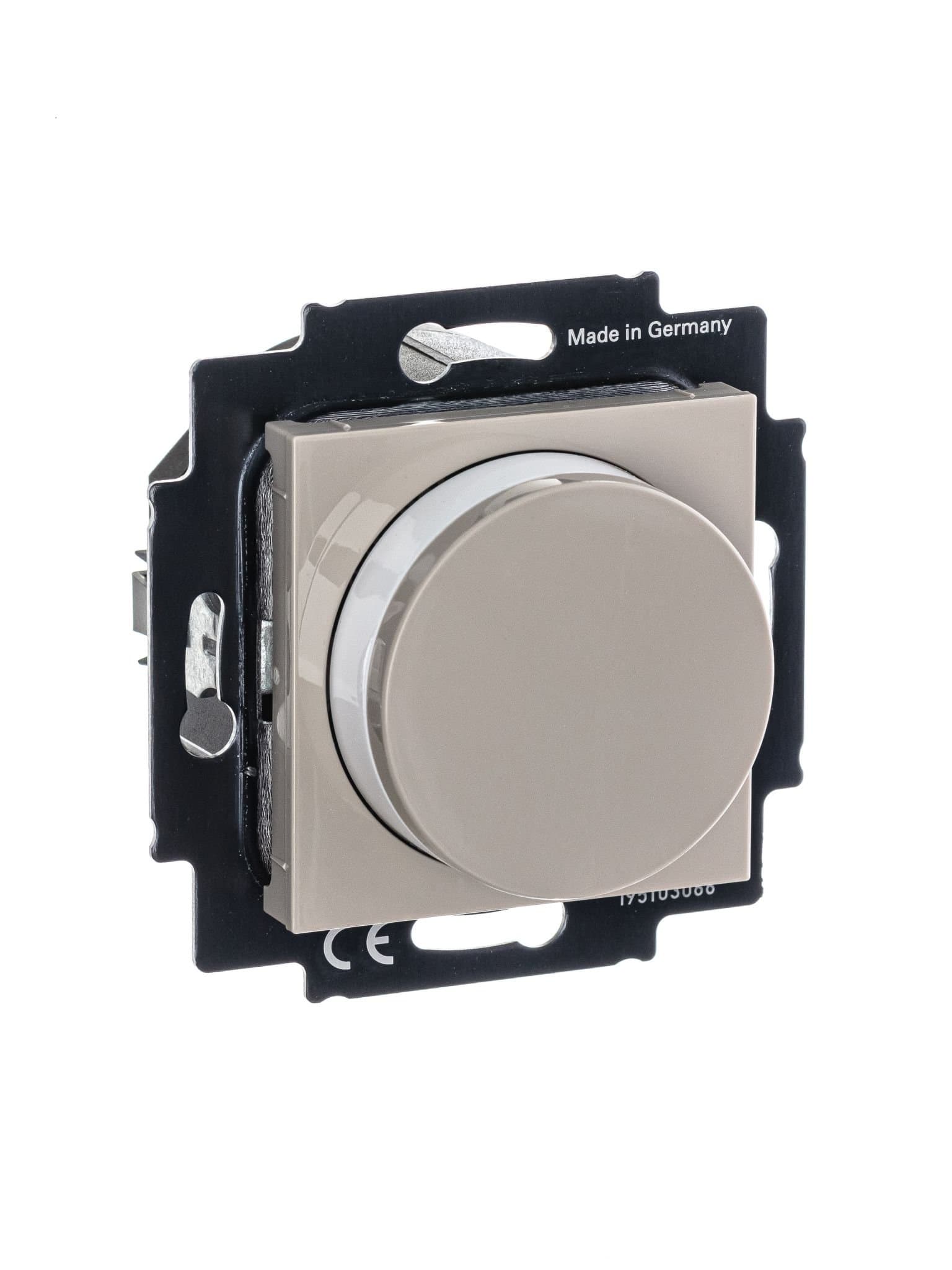 ABB EPJ Levit кофе макиато / белый Диммер поворотно-нажимной, 60-600Вт, R, 2CHH942247A6018 — миниатюра 4